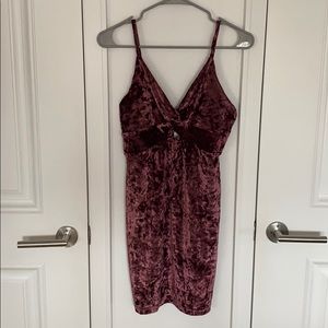 Free people Velvet Bodycon Dress